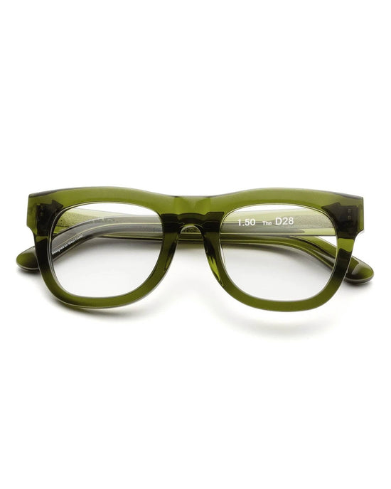 CADDIS Accessories D28 Reading Glasses in Heritage Green