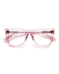 CADDIS Accessories D28 Reading Glasses in Polished Clear Pink