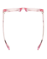 CADDIS Accessories D28 Reading Glasses in Polished Clear Pink