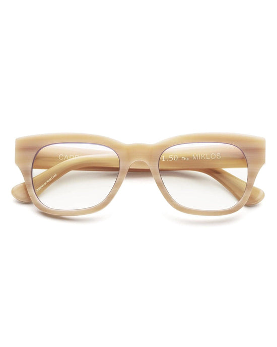 CADDIS Accessories Miklos Reading Glasses in Polished Bone