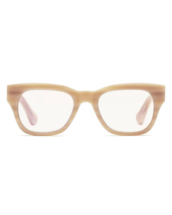 CADDIS Miklos Reading Glasses in Polished Bone 