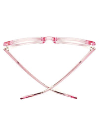 CADDIS Miklos Reading Glasses in Polished Clear Pink 