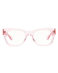 CADDIS Accessories Miklos Reading Glasses in Polished Clear Pink