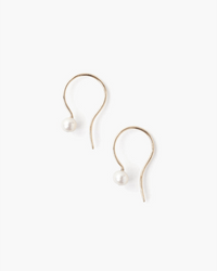 Chan Luu Jewelry White Pearl 14K Drop Earrings in White Pearl