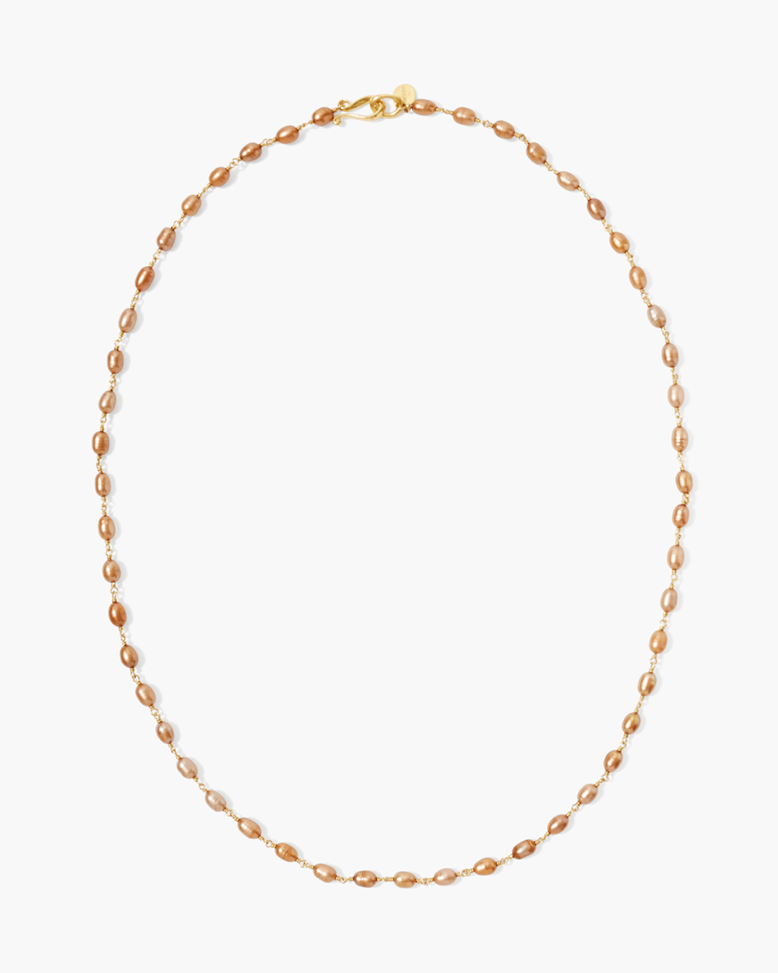 Santa Fe Necklace in Copper Pearl