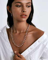 Chan Luu Jewelry White Pearl Santa Fe Necklace in White Pearl