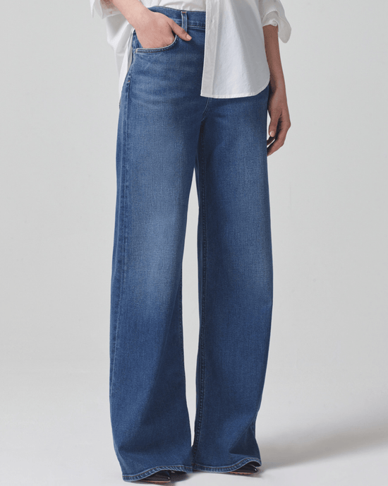 Citizens of Humanity Denim Loli Mid Rise Baggy in Palazzo