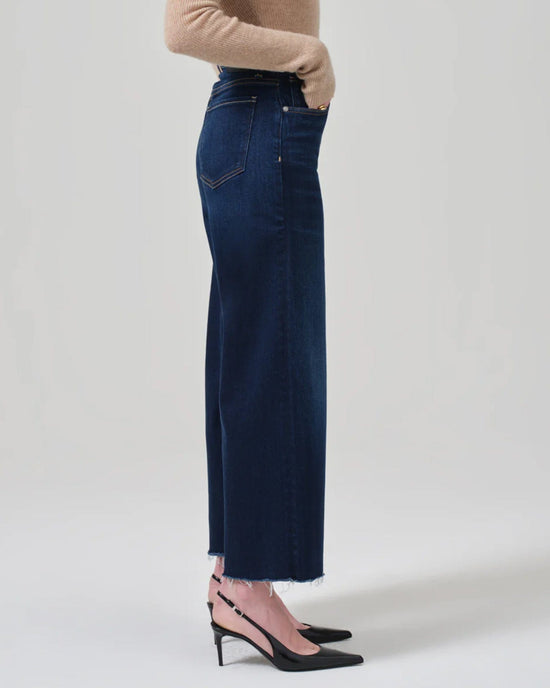 Citizens of Humanity Lyra Wide Leg Crop in Lotus 