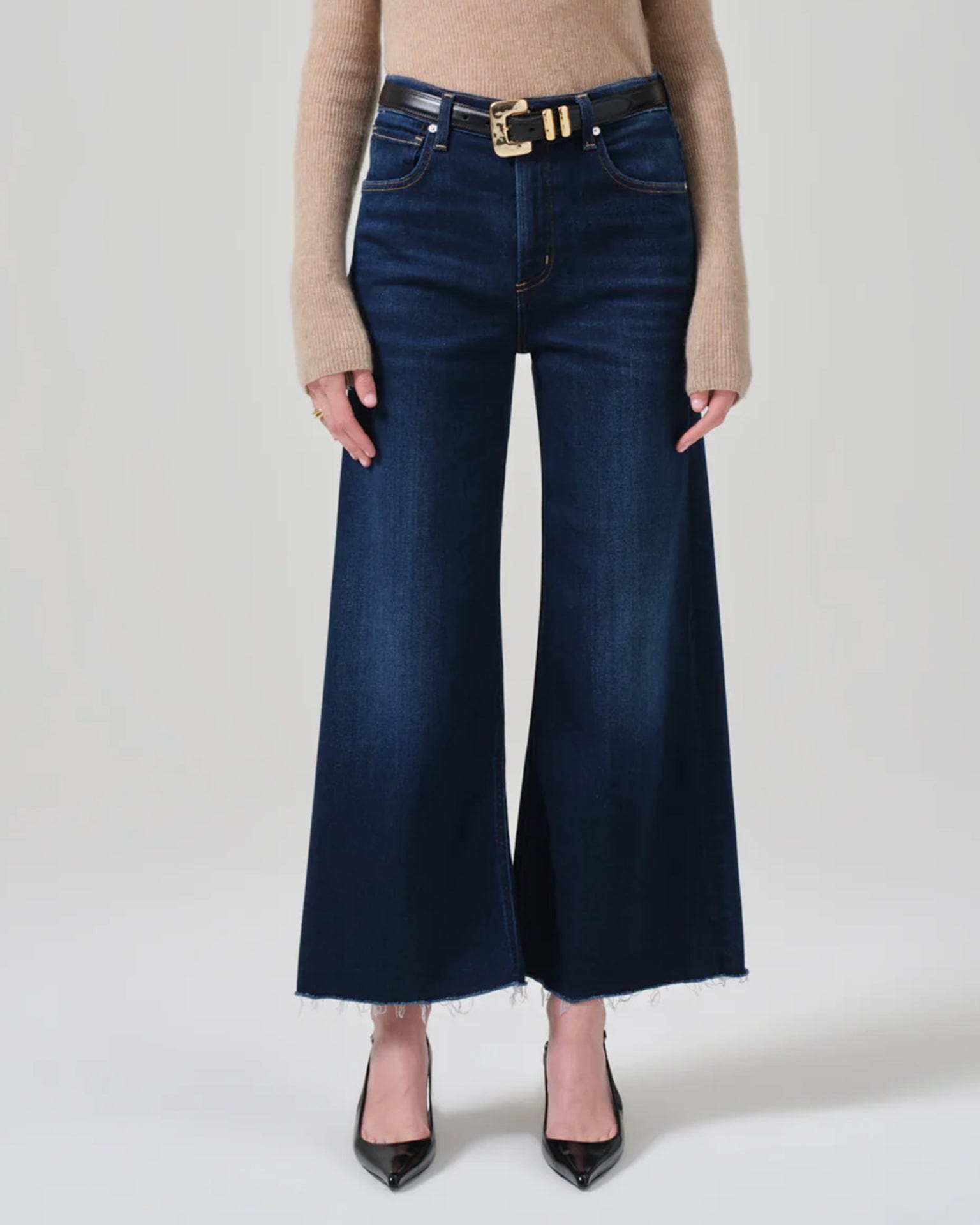 Lyra Wide Leg Crop in Lotus