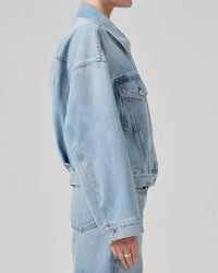 Citizens of Humanity Denim Quira Puff Jacket in Gemini