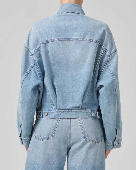 Citizens of Humanity Denim Quira Puff Jacket in Gemini