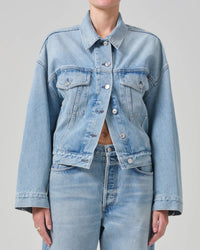 Citizens of Humanity Denim Quira Puff Jacket in Gemini