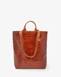 Clare V. Accessories Cuoio Autumn Croco Micheline in Cuoio