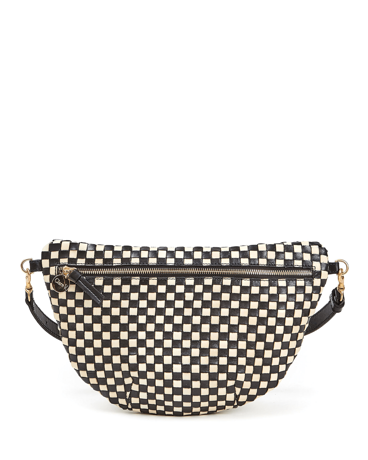 Grande Fanny in Black & Cream Woven Checker