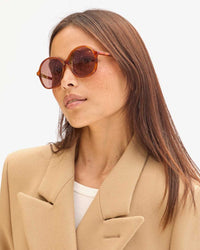 Clare V. Accessories Sienna Jane Sunglasses in Sienna