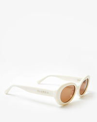 Clare V. Julia Sunglasses in Cream 