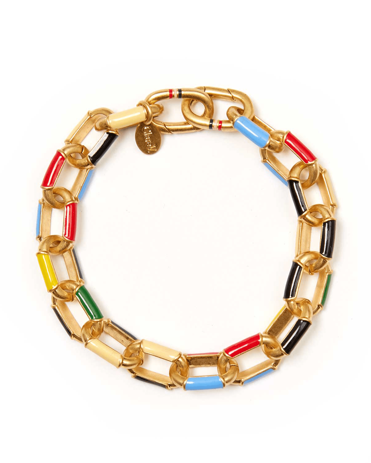 Le Link Bracelet in Vintage Gold/Multi