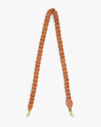 Clare V. Link Crossbody Strap in Cuoio Veg 