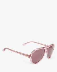 Clare V. Lizzie Sunglasses in Dark Rose 