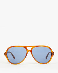 Clare V. Accessories Havana Tortoise Lizzie Sunglasses in Havana Tortoise