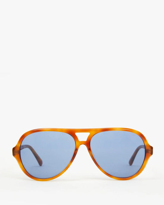 Clare V. Accessories Havana Tortoise Lizzie Sunglasses in Havana Tortoise