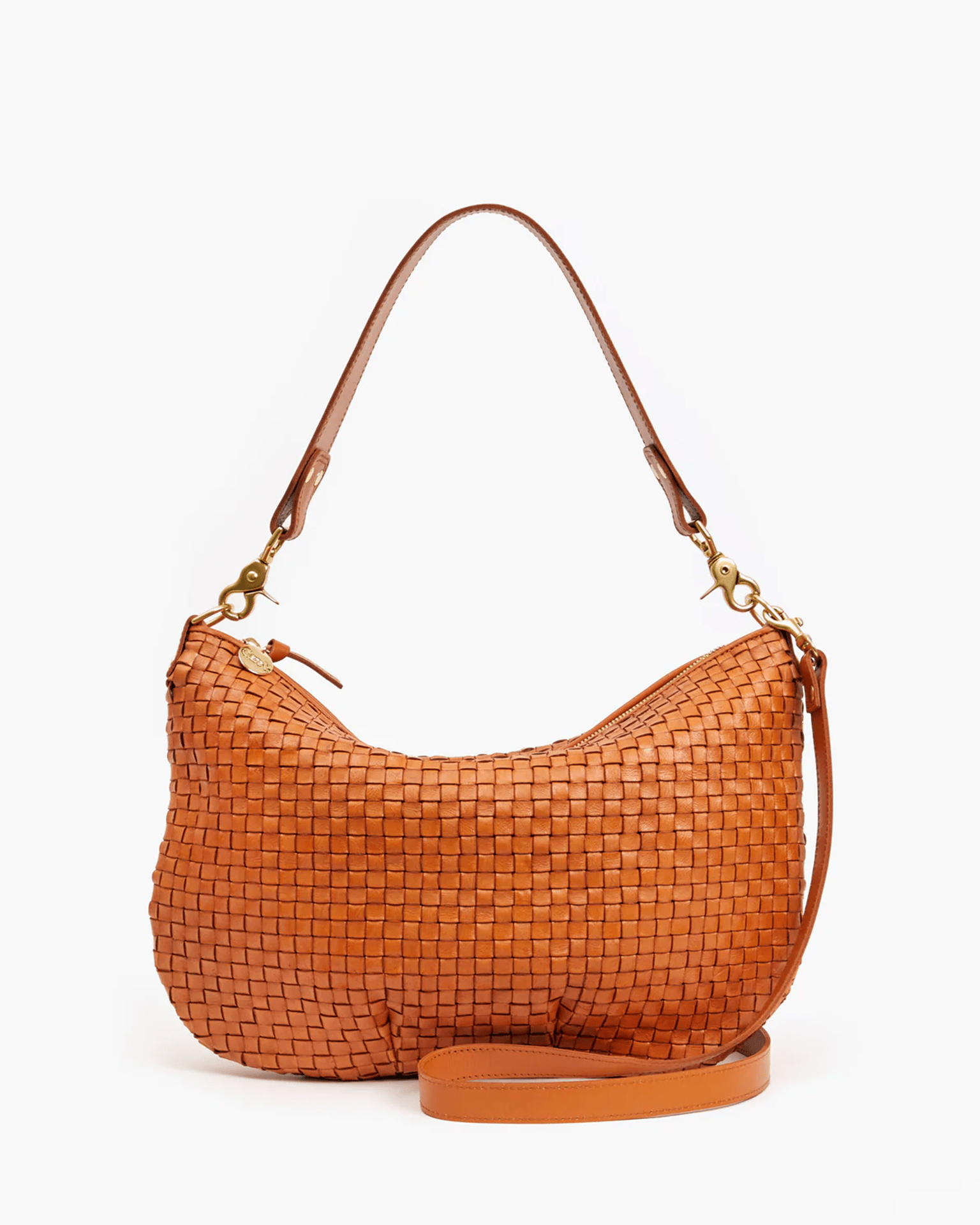 Moyen Messenger in Natural Woven Checker