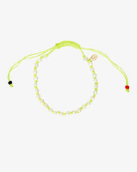 Clare V. Jewelry Neon Yellow/Cream Petit Pearl Beaded Bracelet in Neon Yellow/Cream