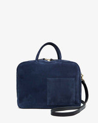 Clare V. Accessories Bright Navy Suede Claude in Bright Navy