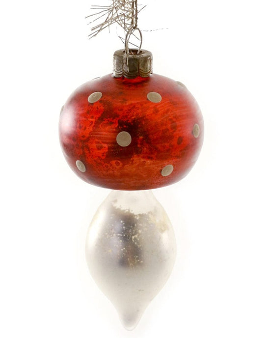 Cody Foster Home Red Victorian Mushroom Ornament