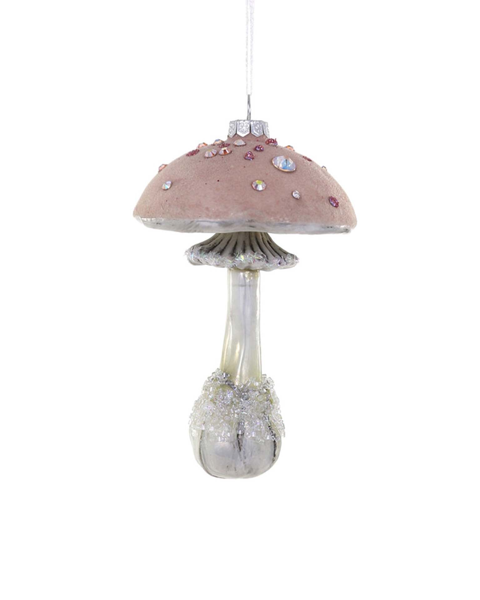 Rose Large Frostfield Mushroom Ornament