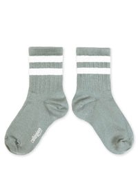 Collegien Nico Varsity Socks in Aigue Marine 