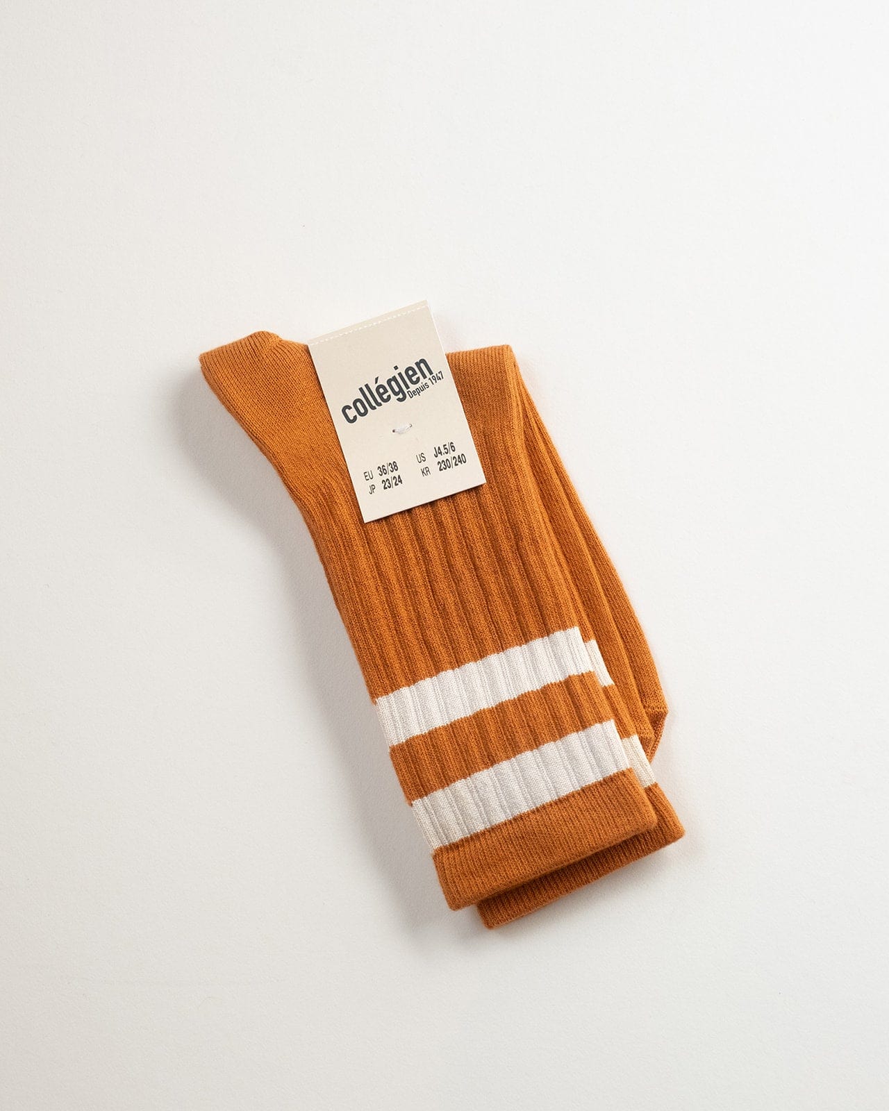 Nico Varsity Socks in Terracotta