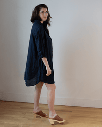 CP Shades Cora Linen Dress in Ink 