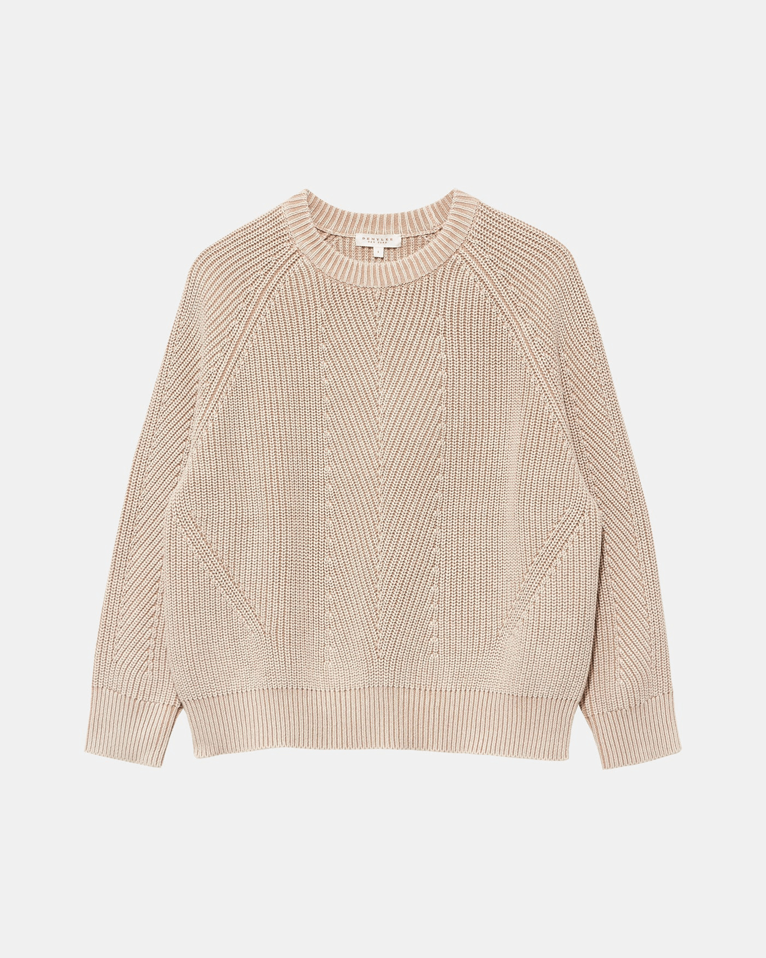 Chelsea Cotton Sweater in Sandstone