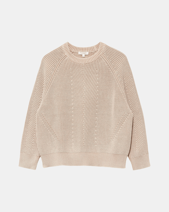 Demylee Clothing Chelsea Cotton Sweater in Sandstone