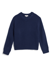 Demylee Chelsea Wool Sweater in Navy 