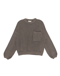 Demylee Clothing Grant Sweater in Bark