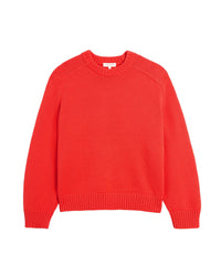 Demylee Haruhi Cotton Sweater in Vermillion 