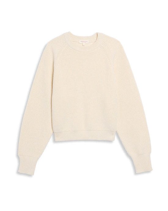 Demylee Clothing Juri Cotton Sweater in Off White