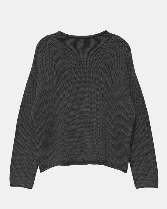 Demylee Lamis Boatneck Sweater in Black 