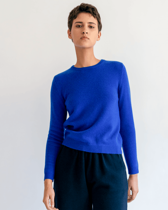 Demylee Lulu Cashmere Sweater in Blue 