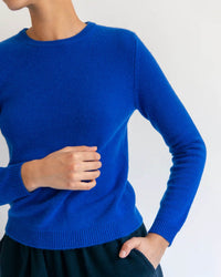 Demylee Lulu Cashmere Sweater in Blue 