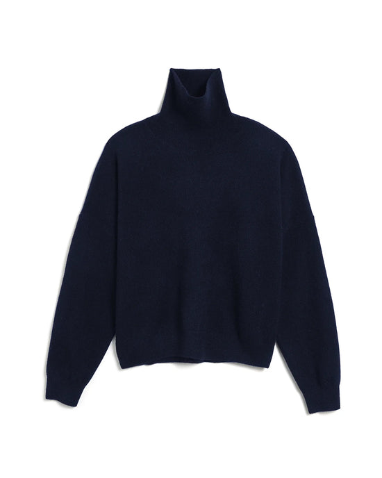 Demylee Paloma Turtleneck Sweater in Navy 