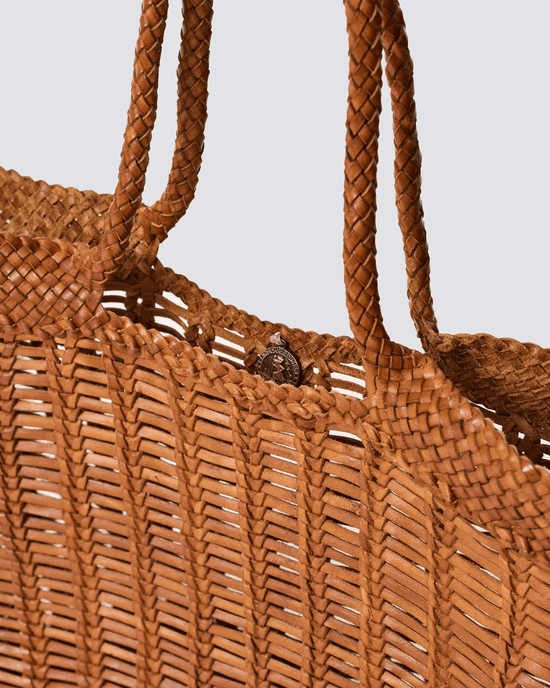 Dragon Diffusion Accessories Tan Window Basket in Tan