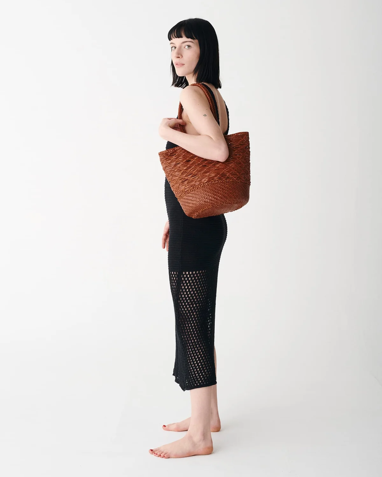 Dragon Diffusion Corso Bucket Bag in Tan- Bliss Boutiques