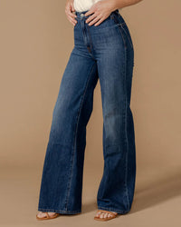 Edwin Denim Iris Palazzo in Mason