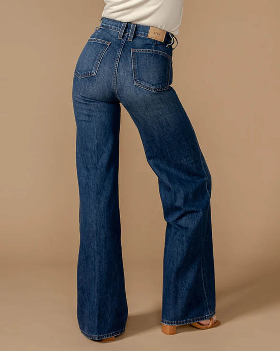 Edwin Denim Iris Palazzo in Mason