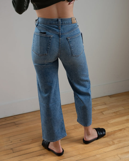 Edwin Denim Marli Wide Leg Ankle in Prescott