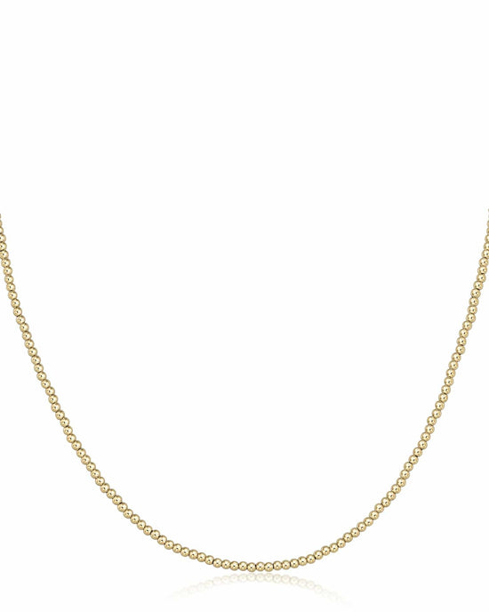 enewton Jewelry 14K Gold Filled 15" Choker Classic Gold 2.5mm Bead Necklace