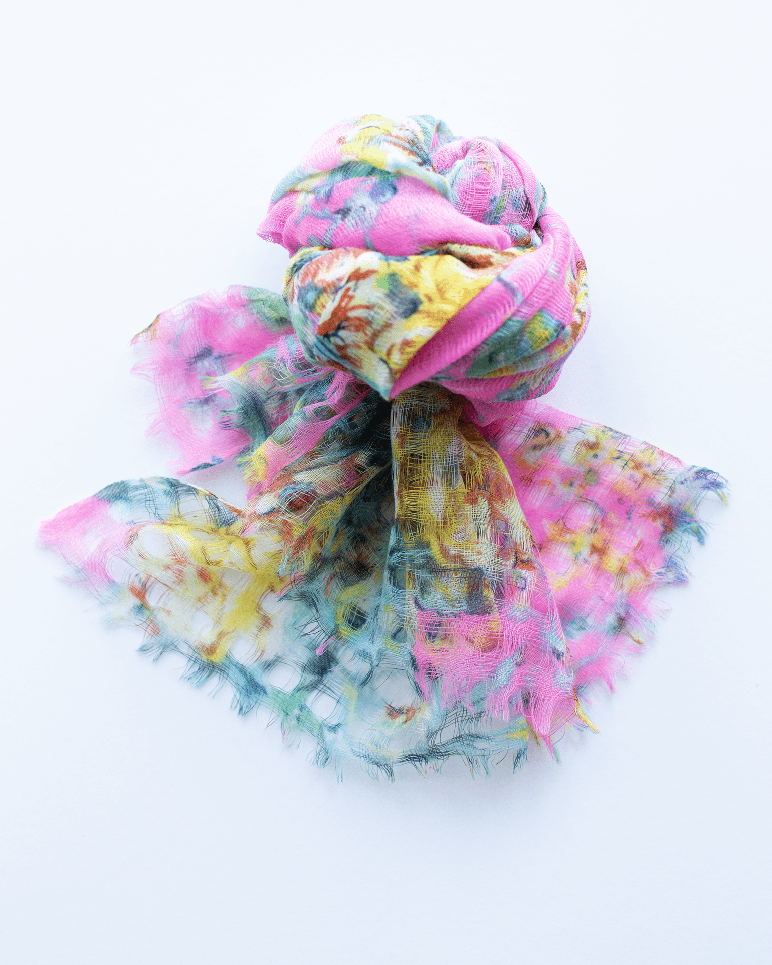 Fleur 1 Scarf in Pink